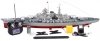 Niemiecki pancernik Bismarck z II wojny światowej (HT-3827B) 71cm długości 